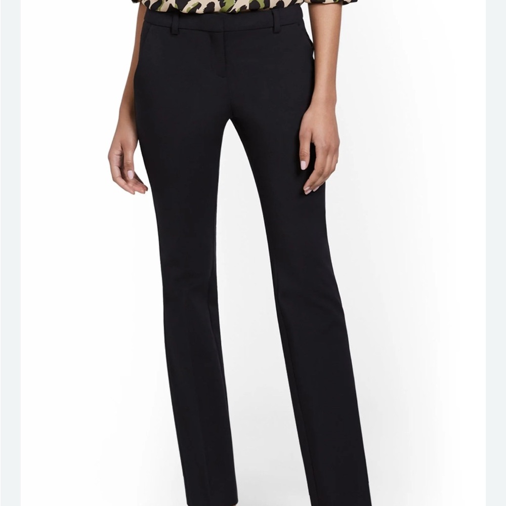 New York & Company Black Boot Cut Pants